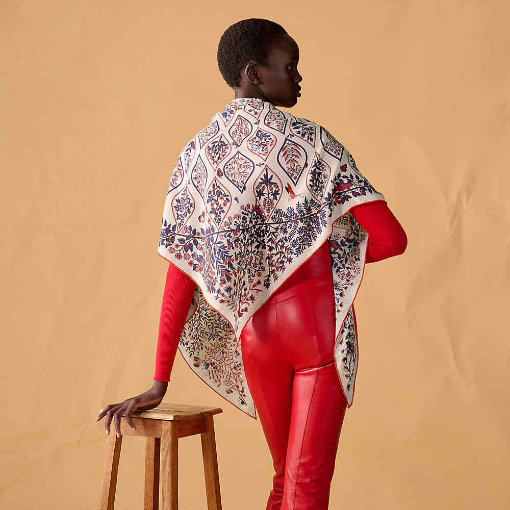 Plantes Officinales triangle - Blue | Hermès Hong Kong SAR